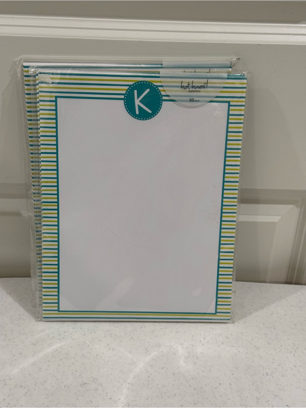 NEW Personalized K Monogram Printer Paper Bundle ~ 50 pack x 2
